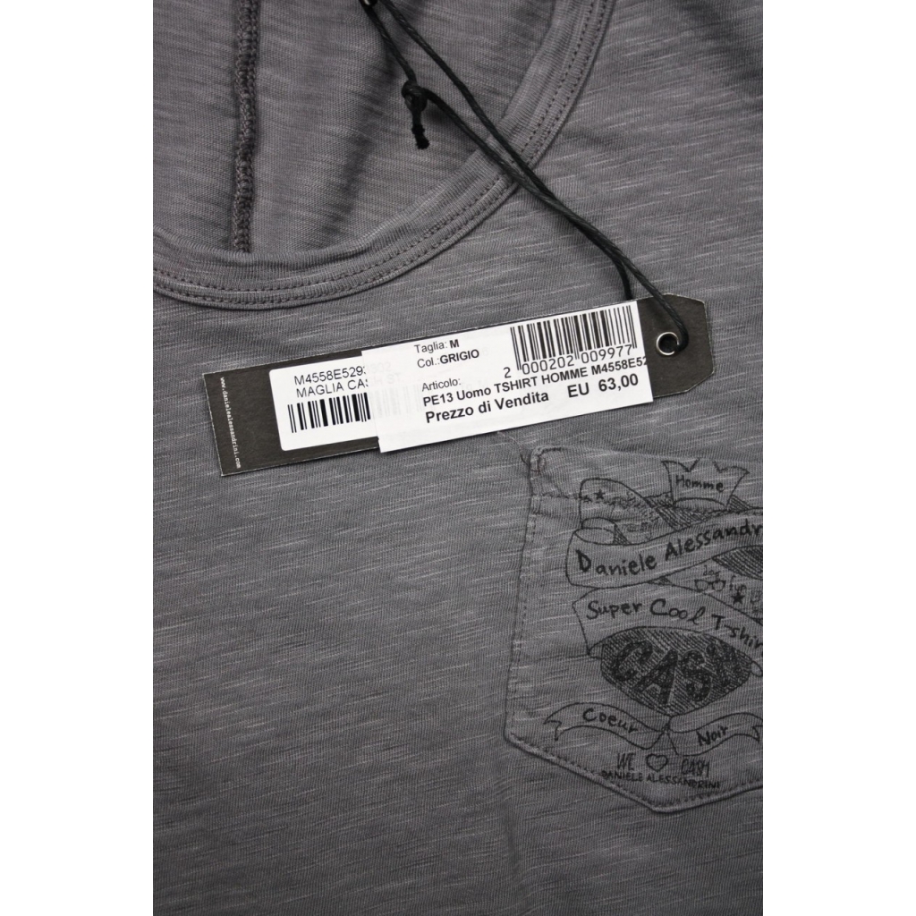 T-SHIRT MAGLIA CASH ST GRIGIO