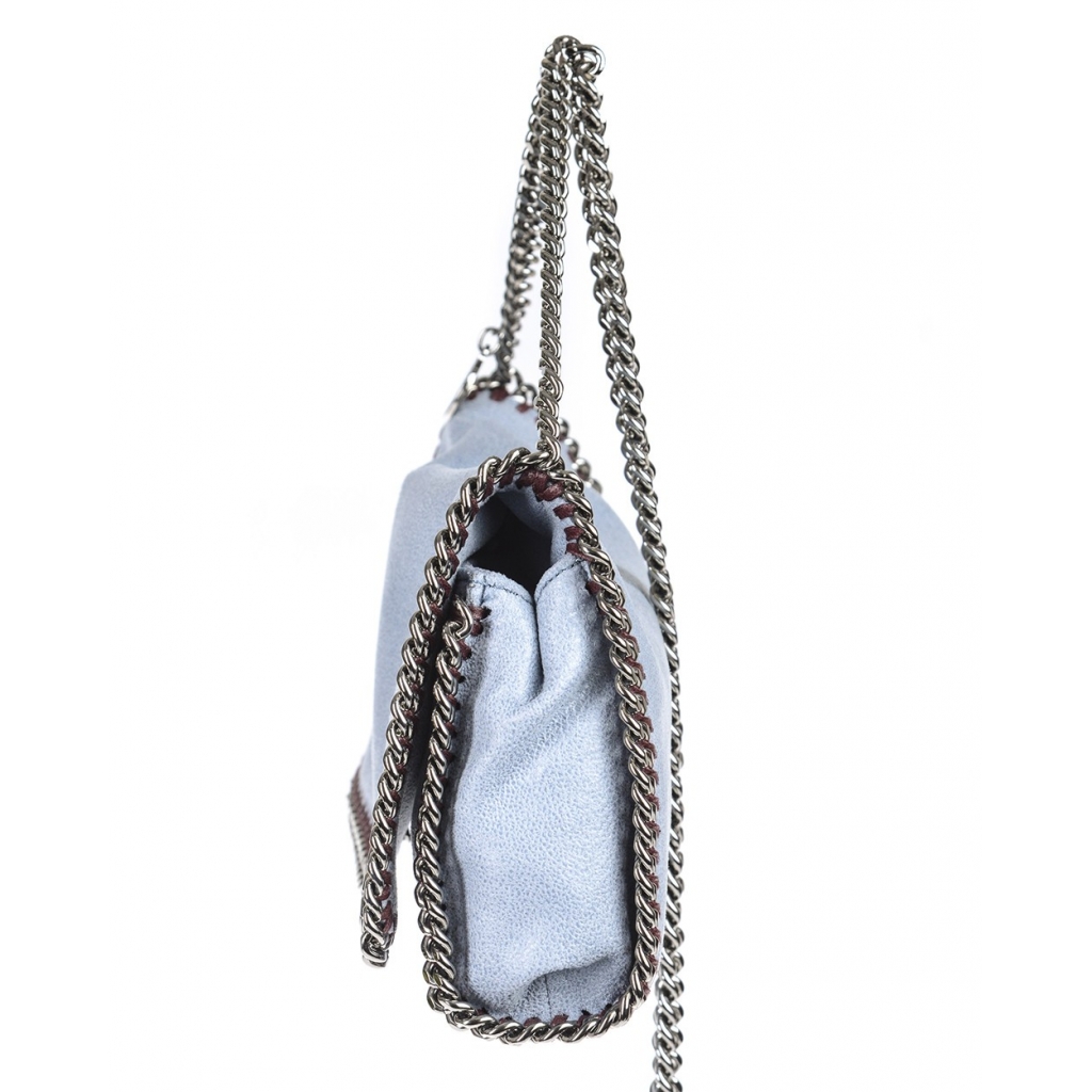 BORSA FALABELLA CROSS BODY SHAGGY DE AZZURRO