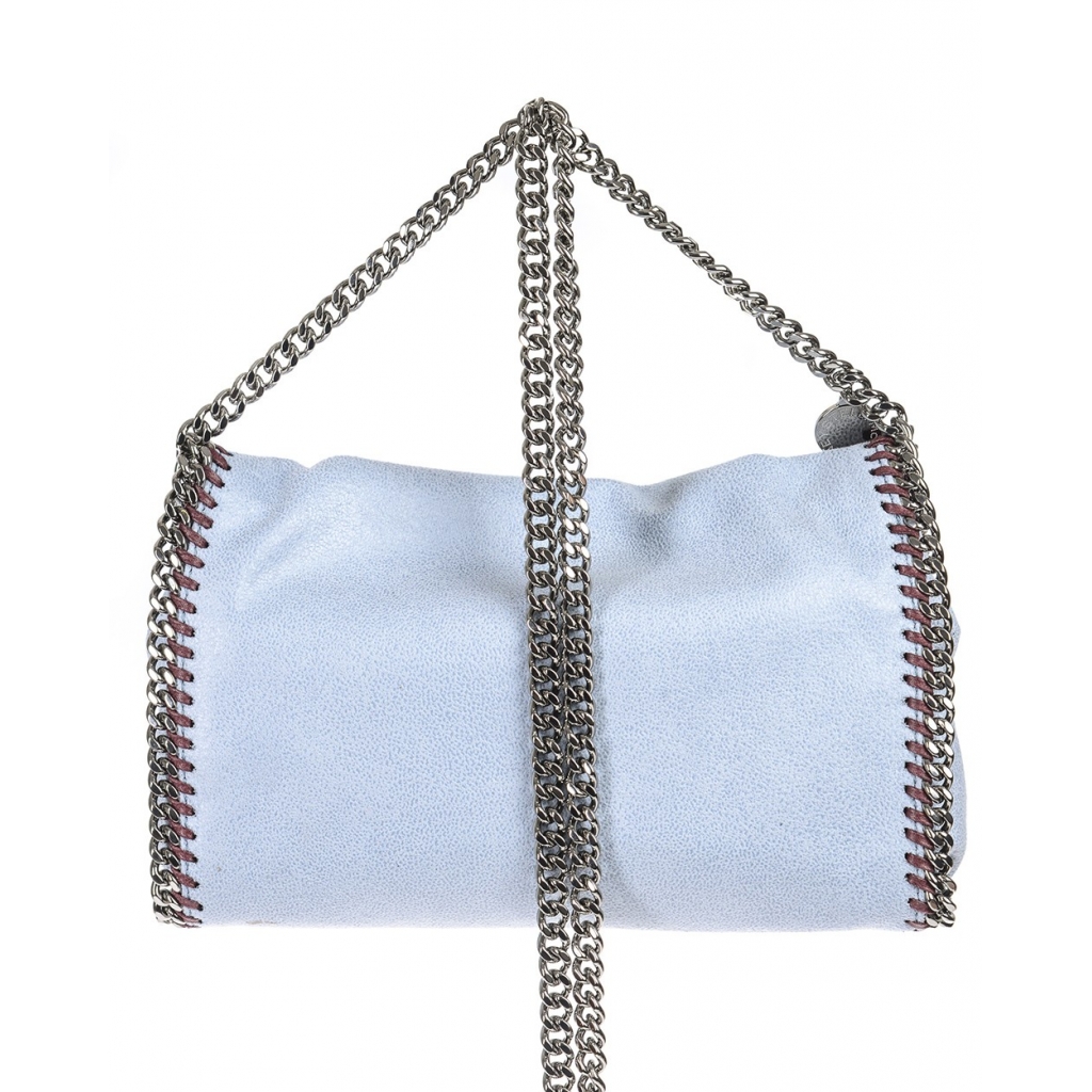 BORSA FALABELLA CROSS BODY SHAGGY DE AZZURRO