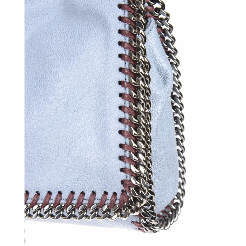 BORSA FALABELLA CROSS BODY SHAGGY DE AZZURRO