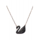 COLLANA ICONIC SWAN NERO