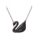 COLLANA ICONIC SWAN NERO