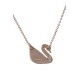 COLLANA ICONIC SWAN NERO