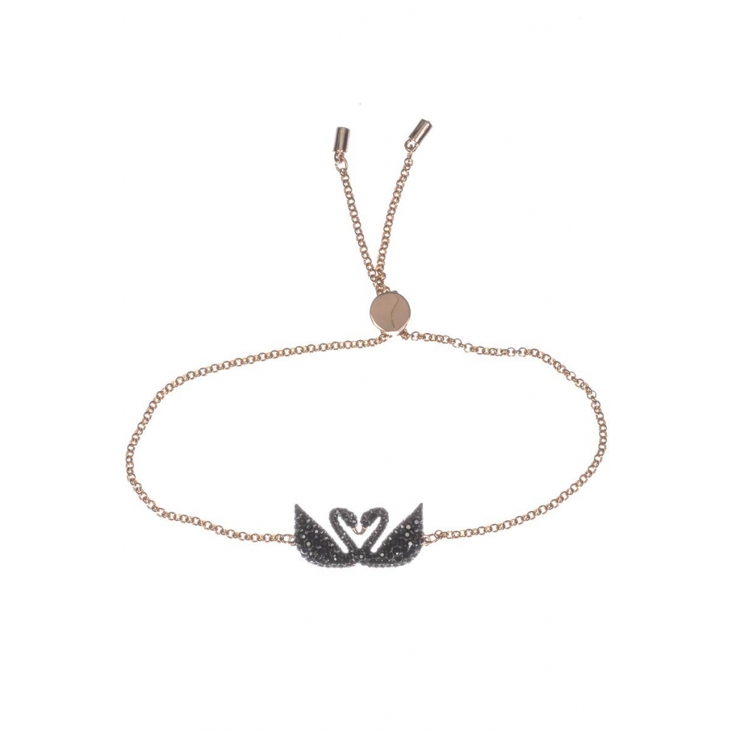 BRACCIALE ICONIC SWAN NERO