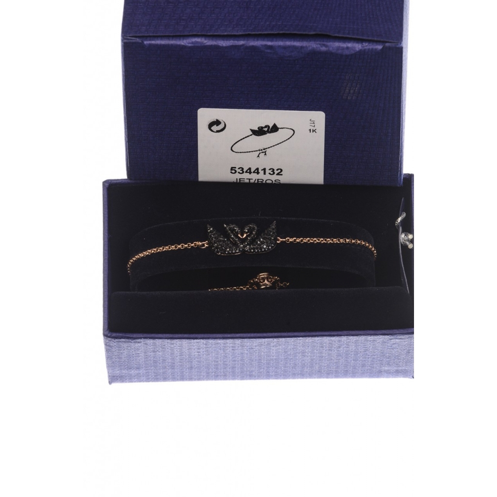 BRACCIALE ICONIC SWAN NERO