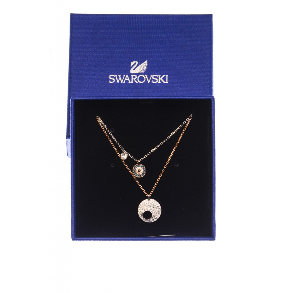 2 COLLANE CRYSTAL WISHES EVIL EYE AZZURRO