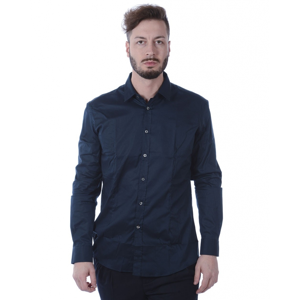 CAMICIA CAMICIA BASICA SENZA MF BLU