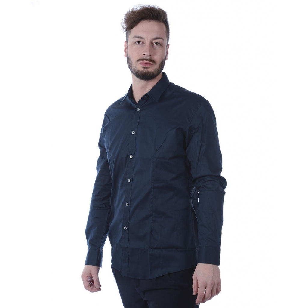 CAMICIA CAMICIA BASICA SENZA MF BLU