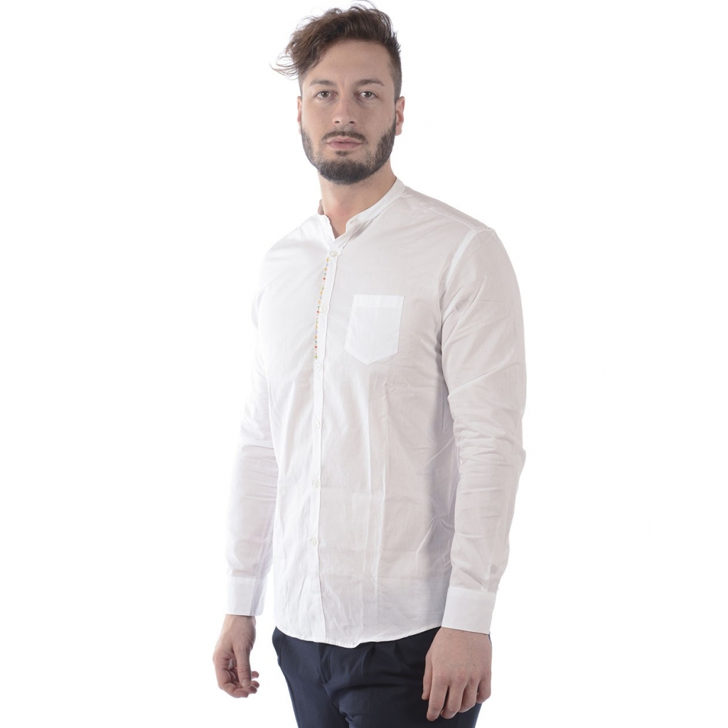 CAMICIA CAMICIA KOREANA GIOIELLO BIANCO