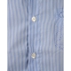 CAMICIA CAMICIA SLIM FIT TASCA FILETTO BLU