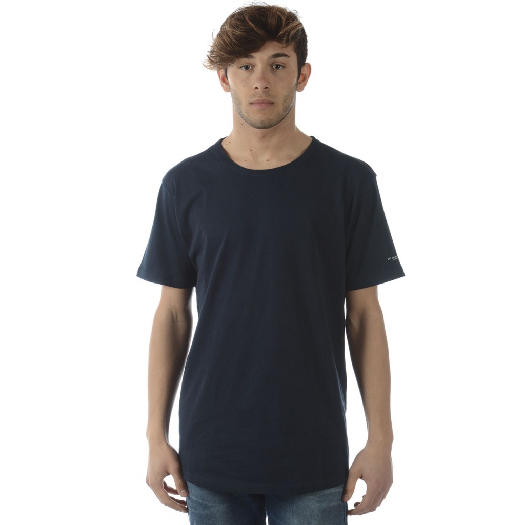 T-SHIRT MAGLIA DA VIAGGIO SENZA DENTIF BLU
