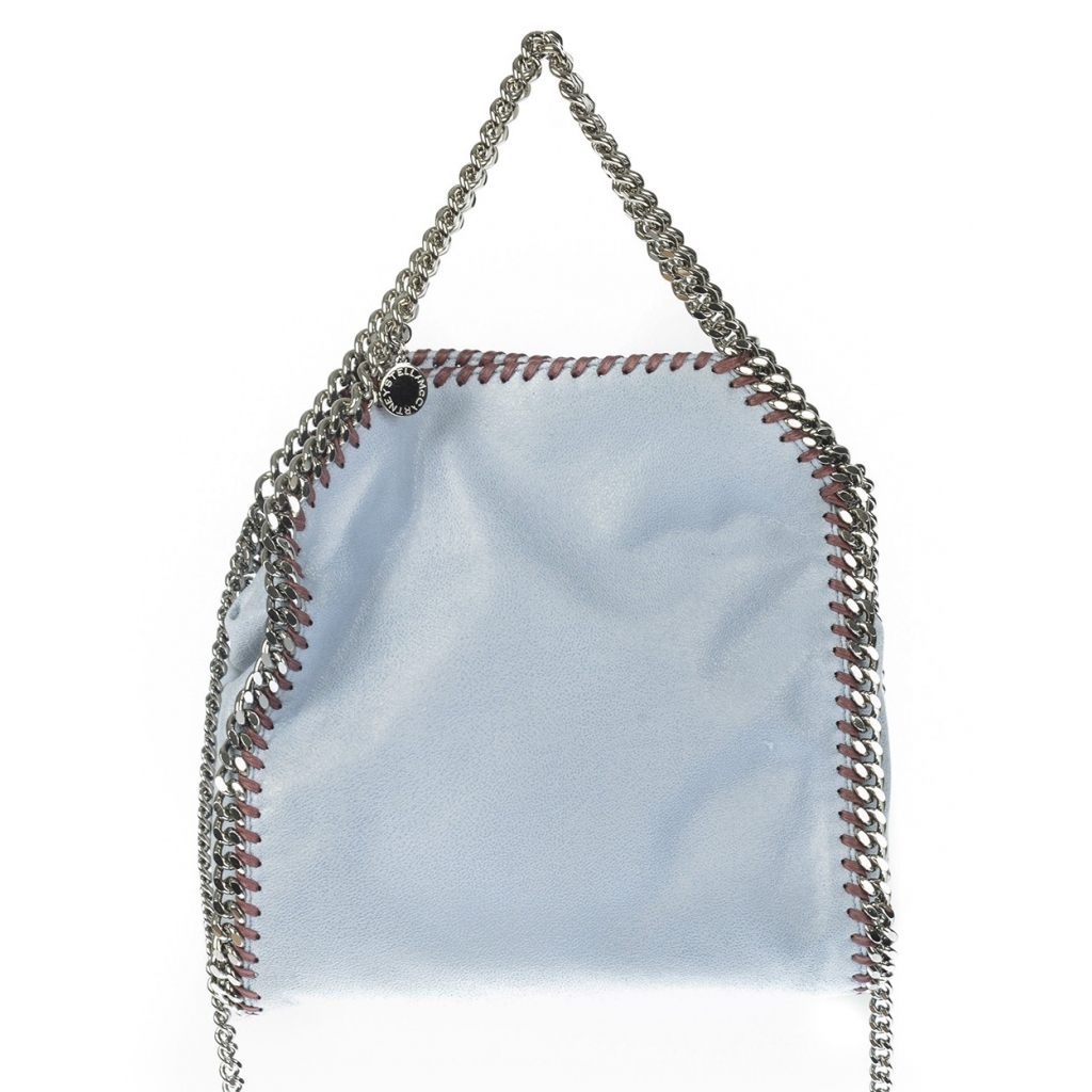 BORSA MINI TOTE FALABELLA AZZURRO