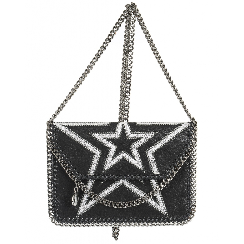 BORSA MINI FALABELLA NERO