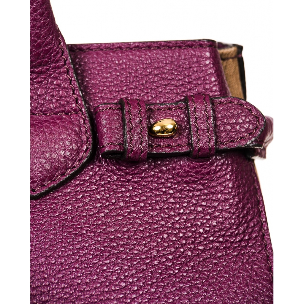 BORSA BANNER TOTE VIOLA