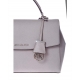 BORSA SATCHEL GRIGIO