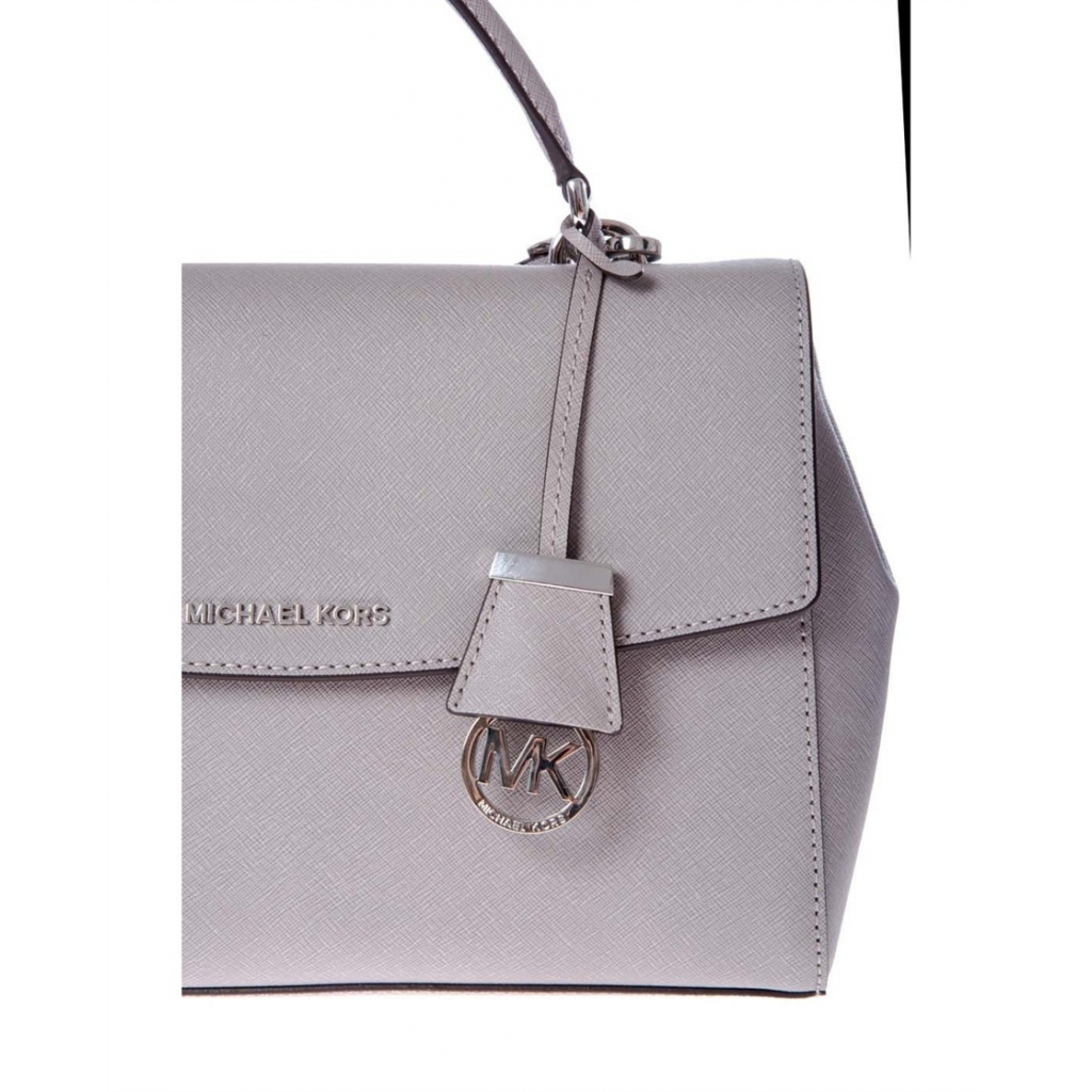 BORSA SATCHEL GRIGIO