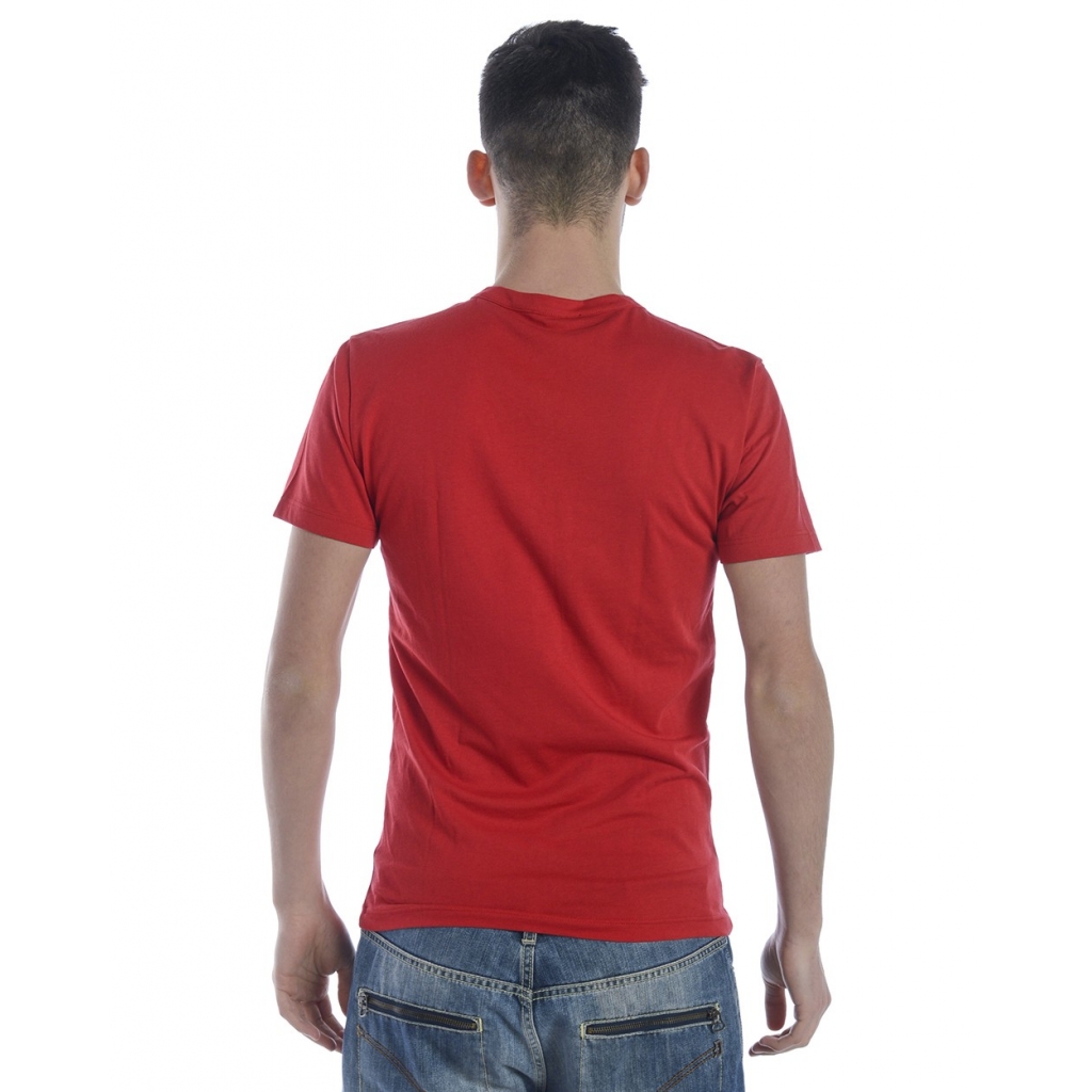 T-SHIRT MAGLIA RONDINE ROSSO