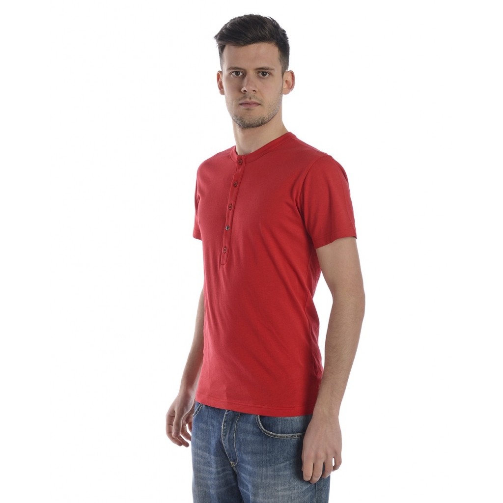 T-SHIRT MAGLIA RONDINE ROSSO