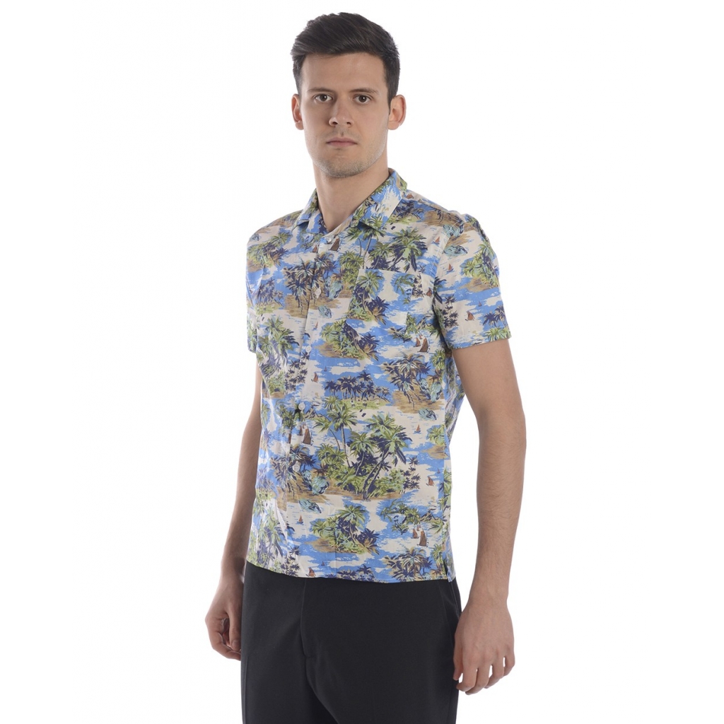 CAMICIA CAMICIA BOWLING TASCA MULTICOLORE