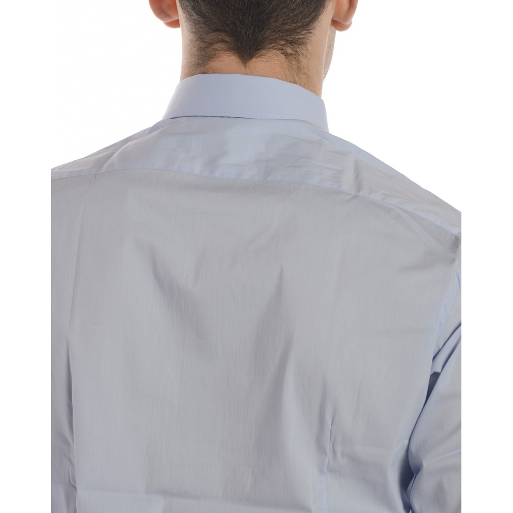 CAMICIA CAMICIA SLIM FIT CELESTE