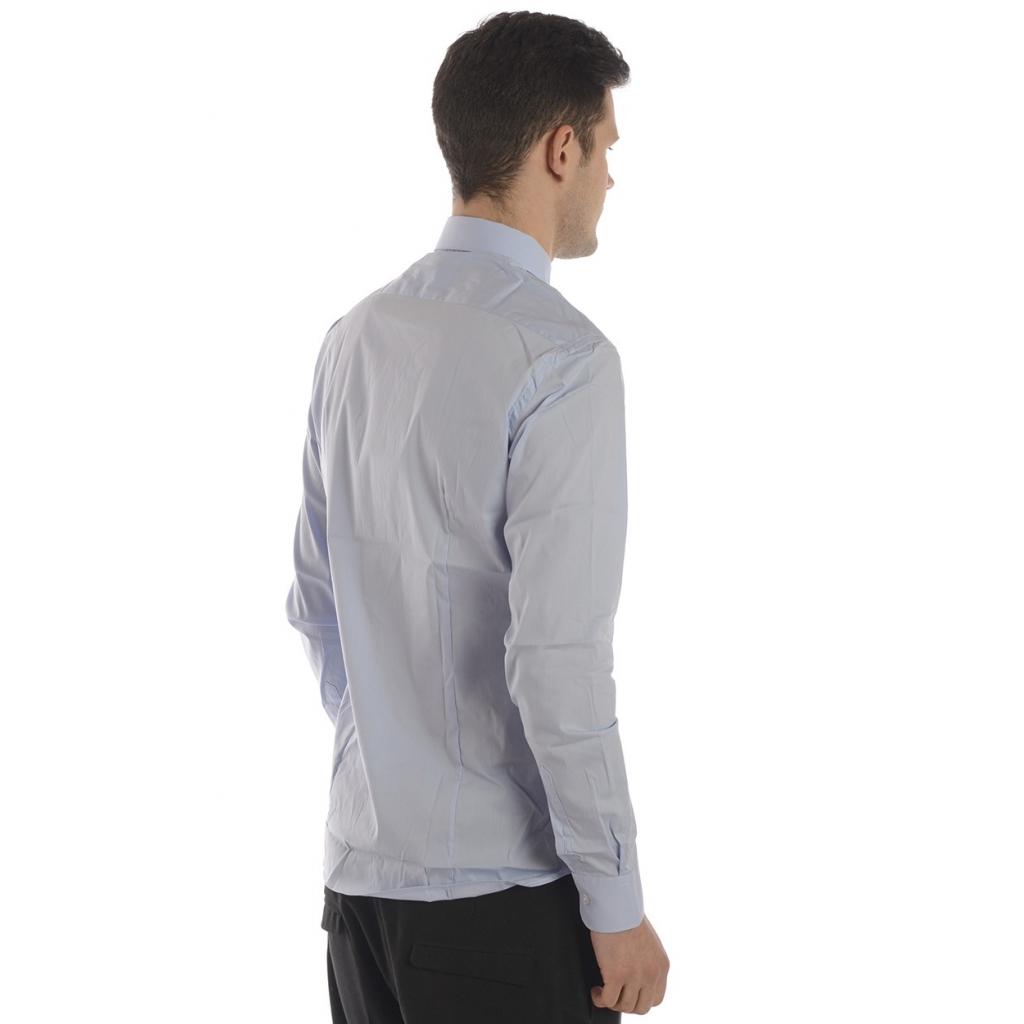 CAMICIA CAMICIA SLIM FIT CELESTE