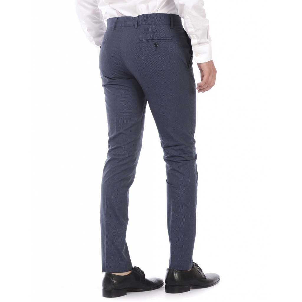 PANTALONI PANTALONE SLIMATO BLU