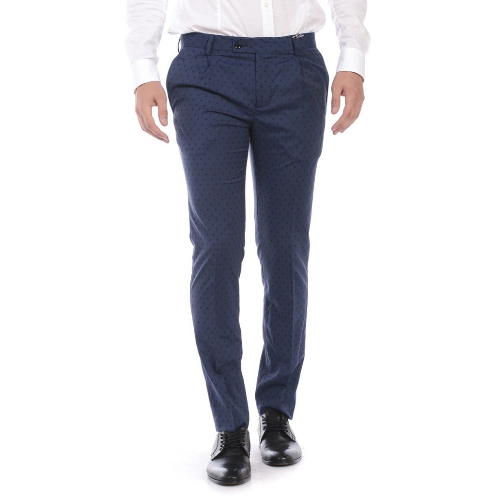 PANTALONI PANTALONE SPUMA 100 BLU