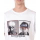 T-SHIRT MAGLIA POP ART MANIFESTO ST BIANCO