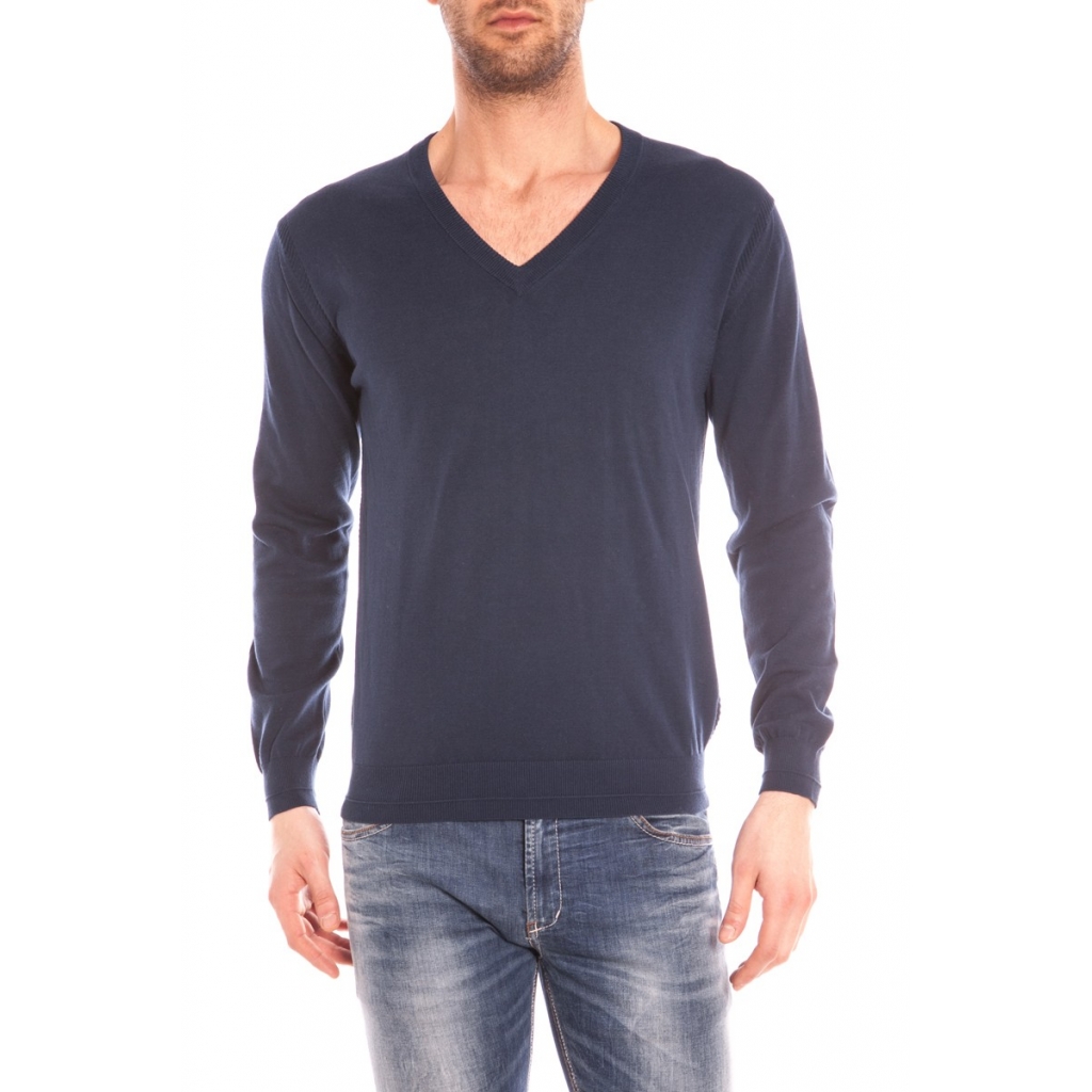 MAGLIA MAGLIA V TOPPA B BLU