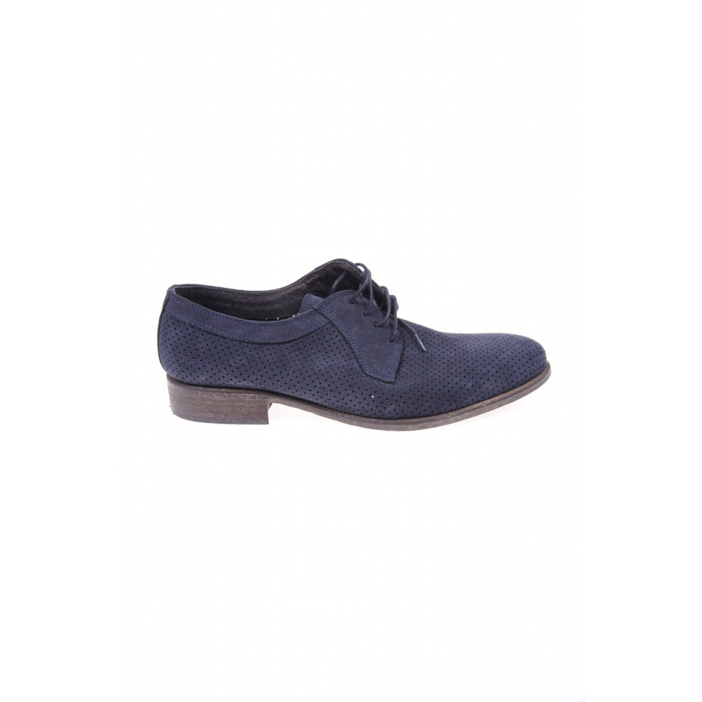 SCARPE SCARPE FRANCESINA FORATA BLU