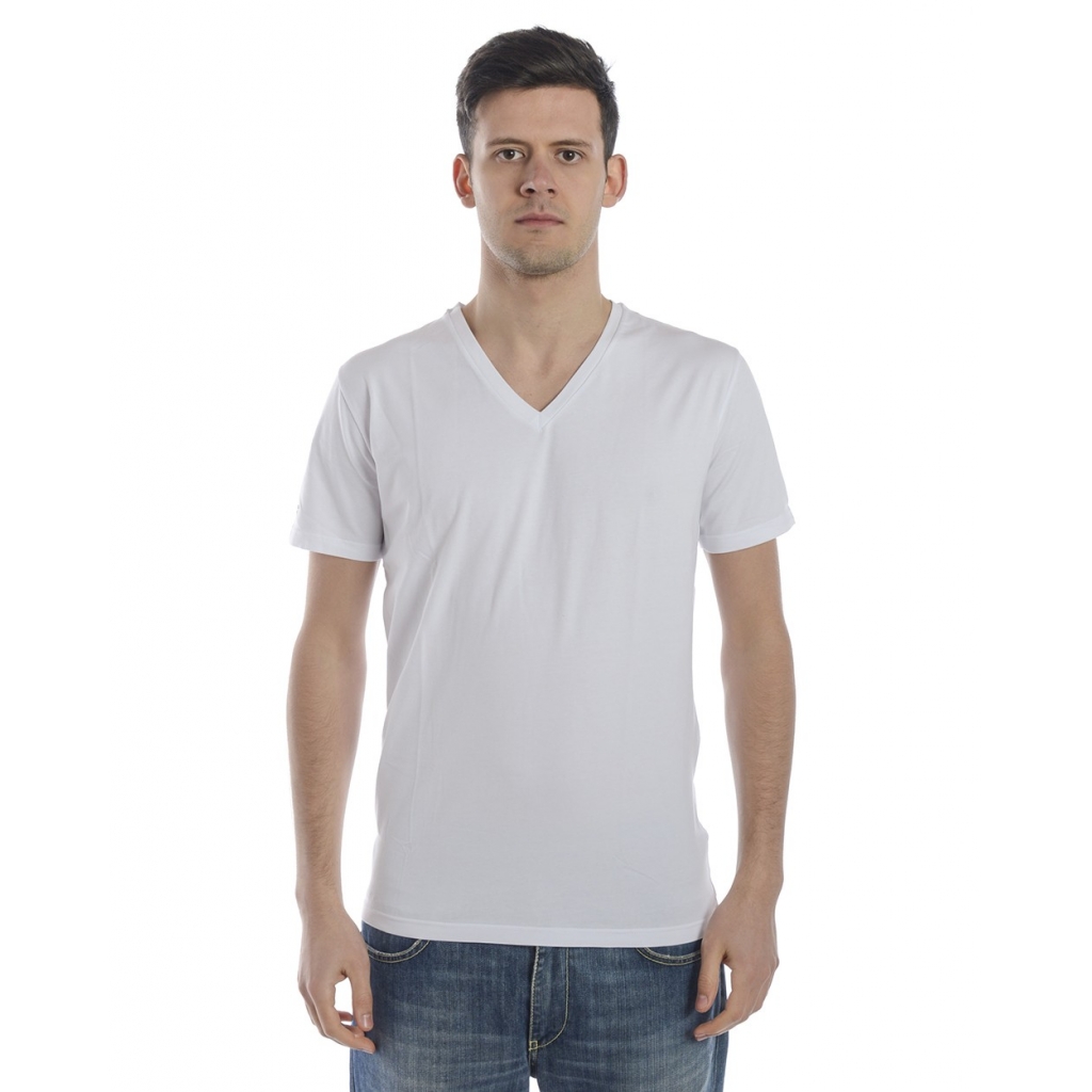 T-SHIRT MAGLIA V UNITO ST BIANCO