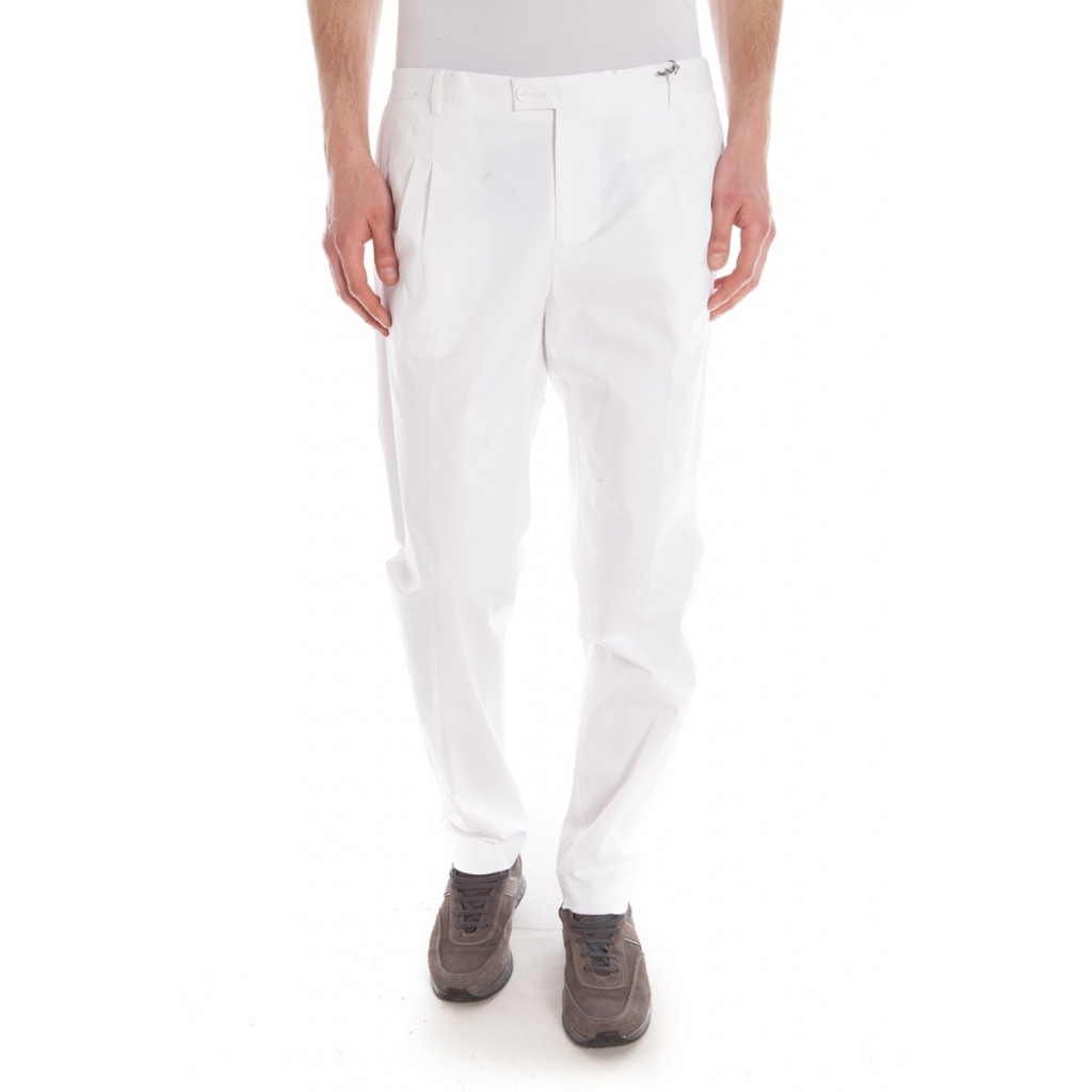 PANTALONI PANTALONE POZZETTO PENS BIANCO