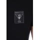 T-SHIRT JERSEY VISCOSA OMBRINA NERO