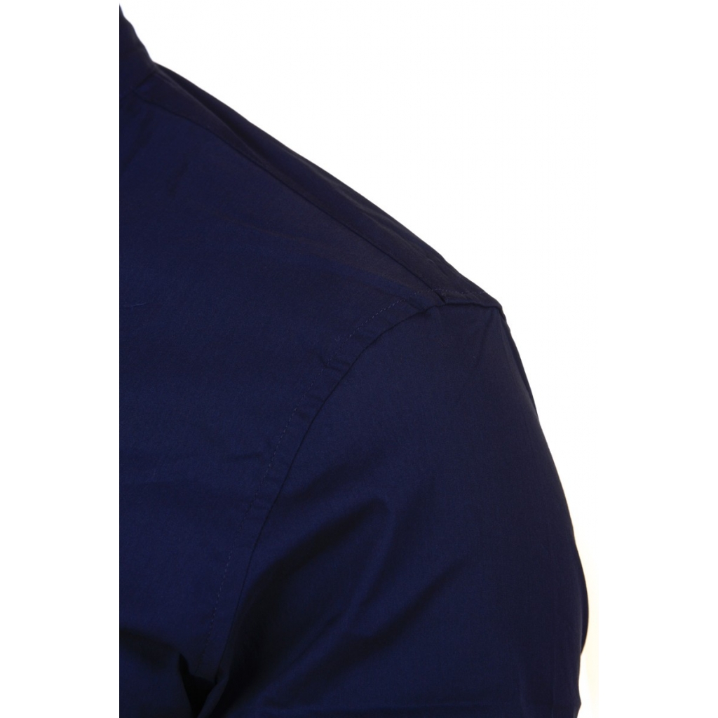 CAMICIA CAMICIA RETICOLO RETE BLU
