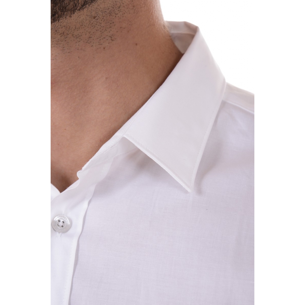 CAMICIA CAMICIA BASICA CON PINCES BIANCO