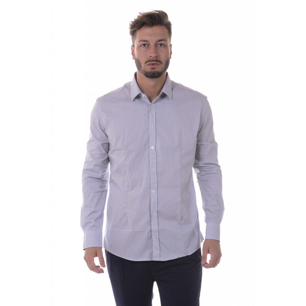 CAMICIA CAMICIA BASICA COLLO GEMELLO GRIGIO