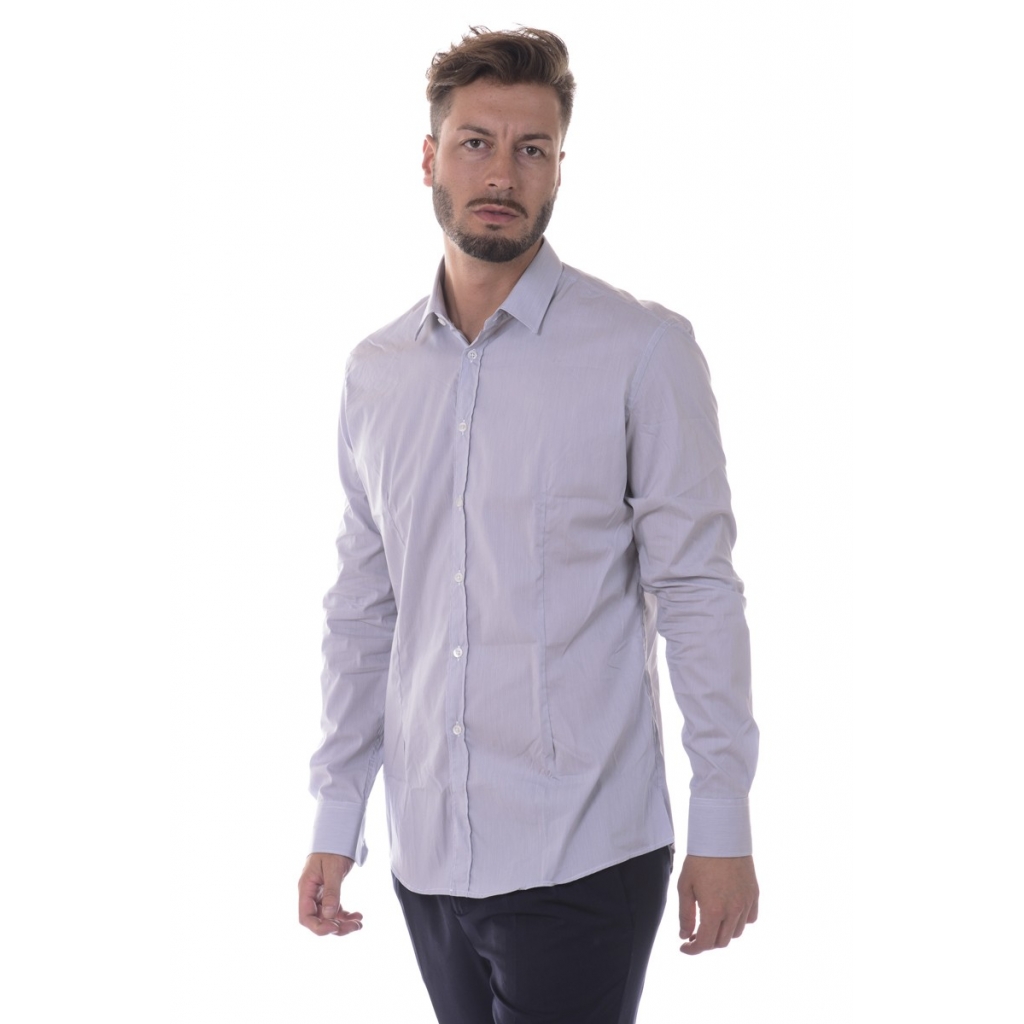 CAMICIA CAMICIA BASICA COLLO GEMELLO GRIGIO