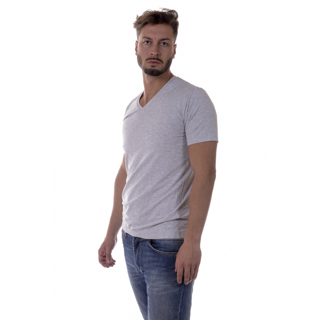 T-SHIRT MAGLIA V UNITO ST GRIGIO