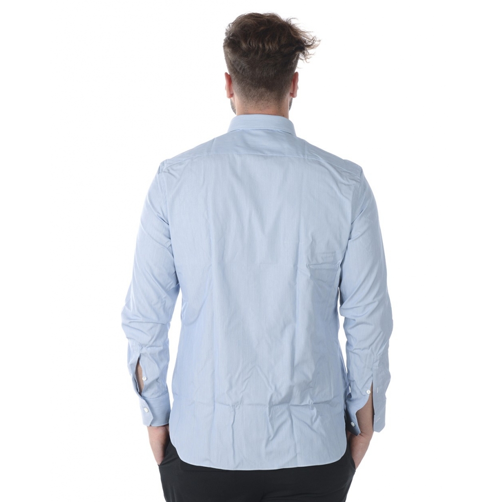 CAMICIA TROFEO COMFORT AZZURRO