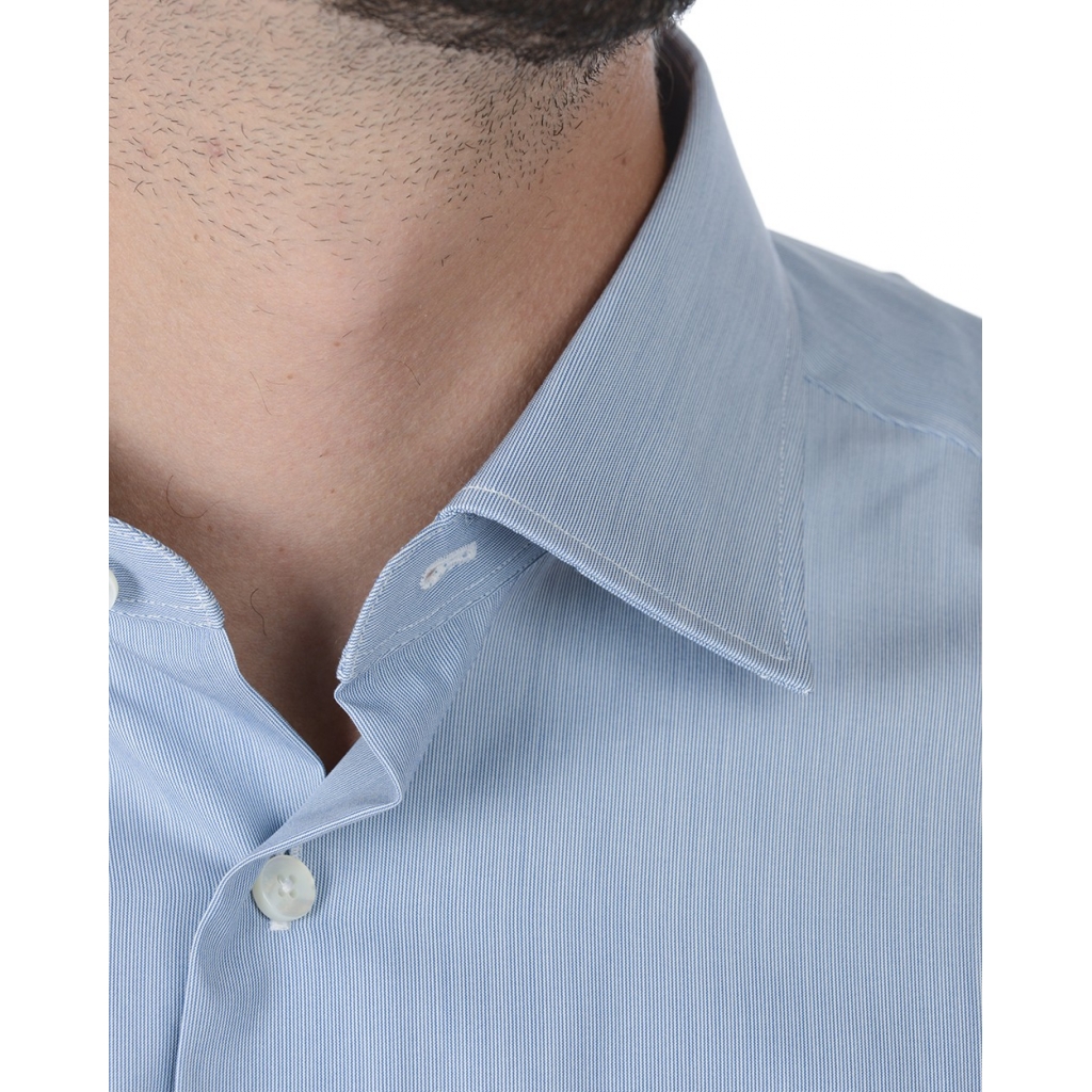 CAMICIA TROFEO COMFORT AZZURRO