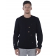 FELPA MAGLIA BUCATA ST NERO