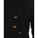 FELPA MAGLIA BUCATA ST NERO
