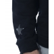 FELPA MAGLIA BUCATA ST NERO