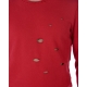 FELPA MAGLIA BUCATA ST ROSSO