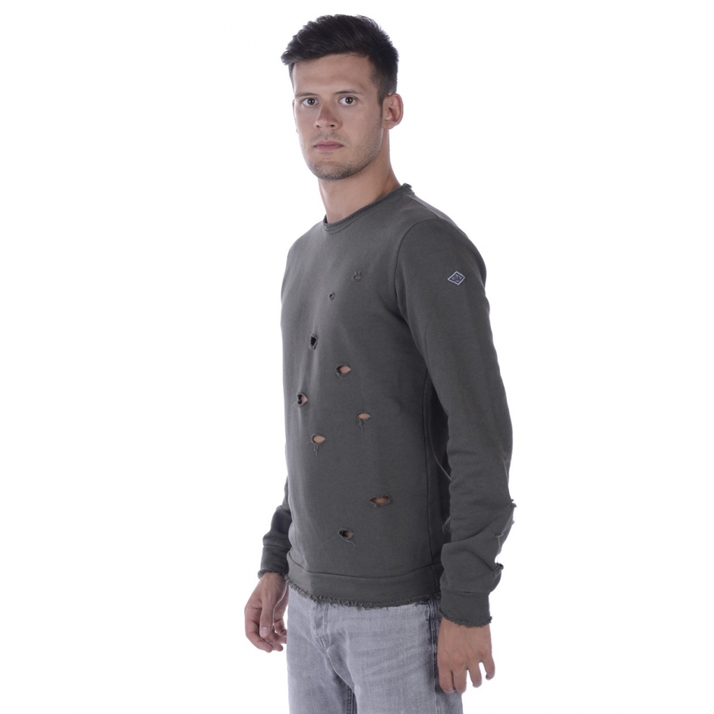 FELPA MAGLIA BUCATA ST VERDE