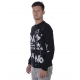 FELPA MAGLIA FELPA STREET ART ST NERO
