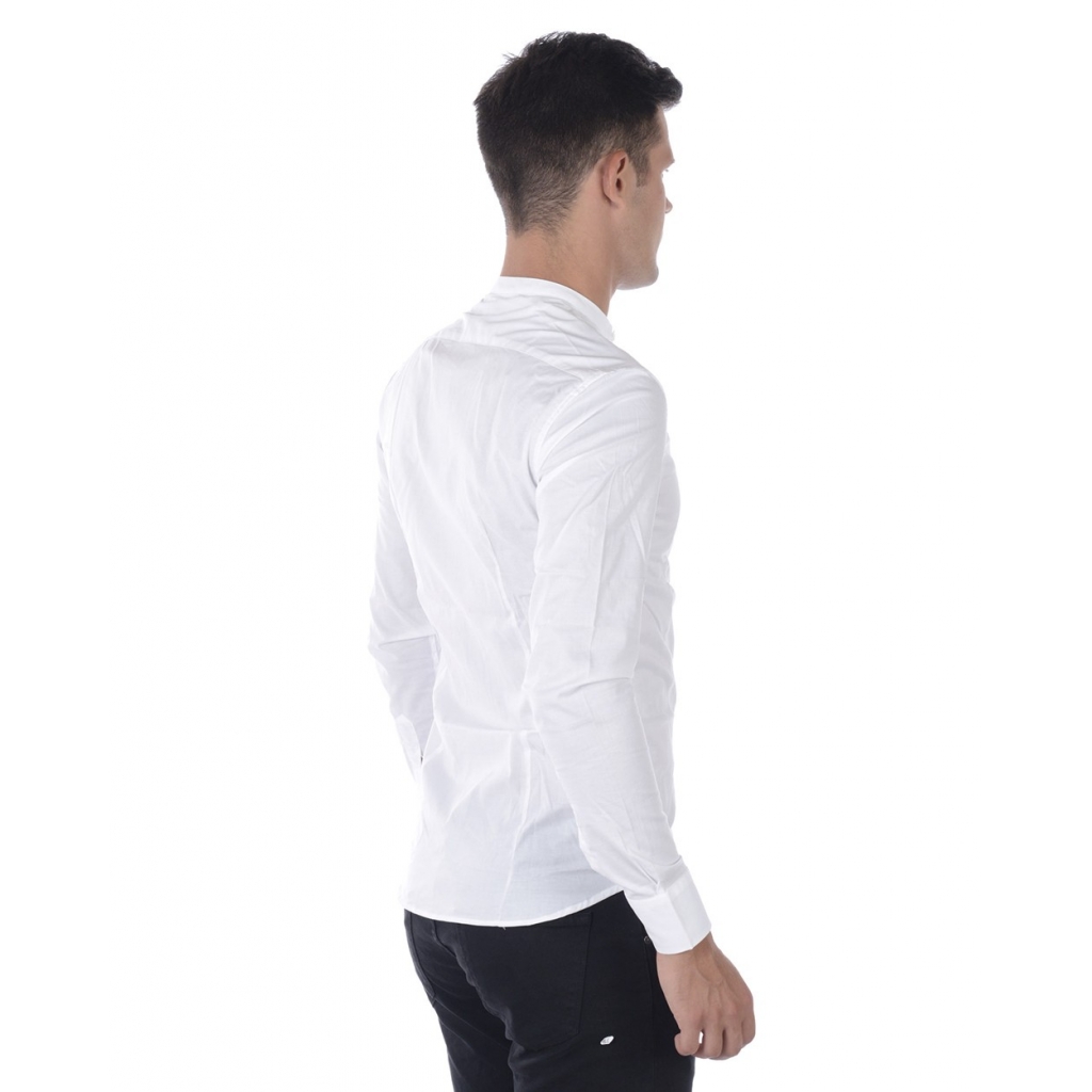 CAMICIA CAMICIA KOREANA SLIM FIT BIANCO