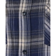 CAMICIA CAMICIA MILITARE CARRE BLU