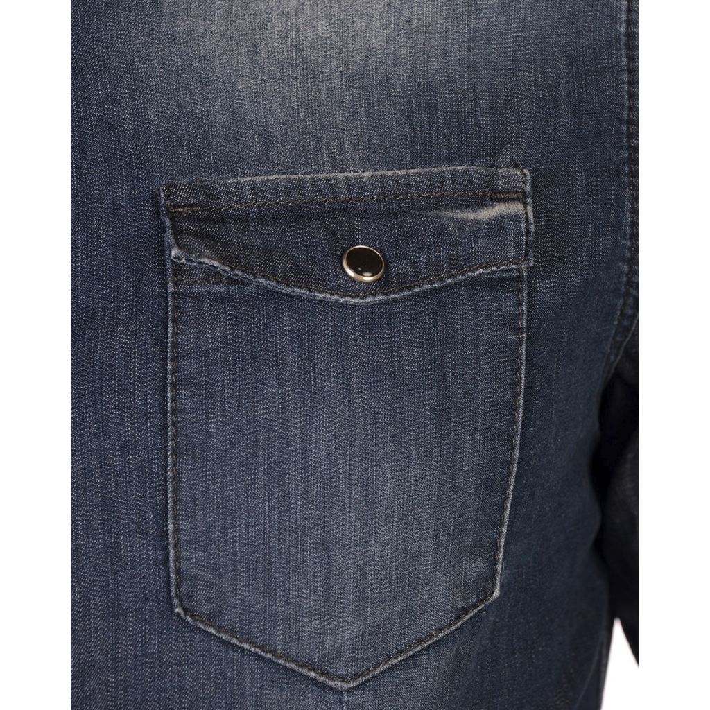 CAMICIA CAMICIA TAGLIO VIVO PIU GIOIEL BLU
