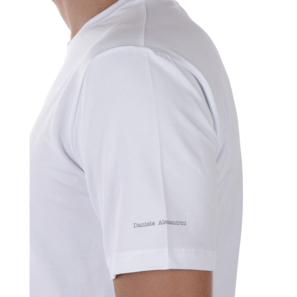 T-SHIRT MAGLIA GIRO UNITO ST BIANCO